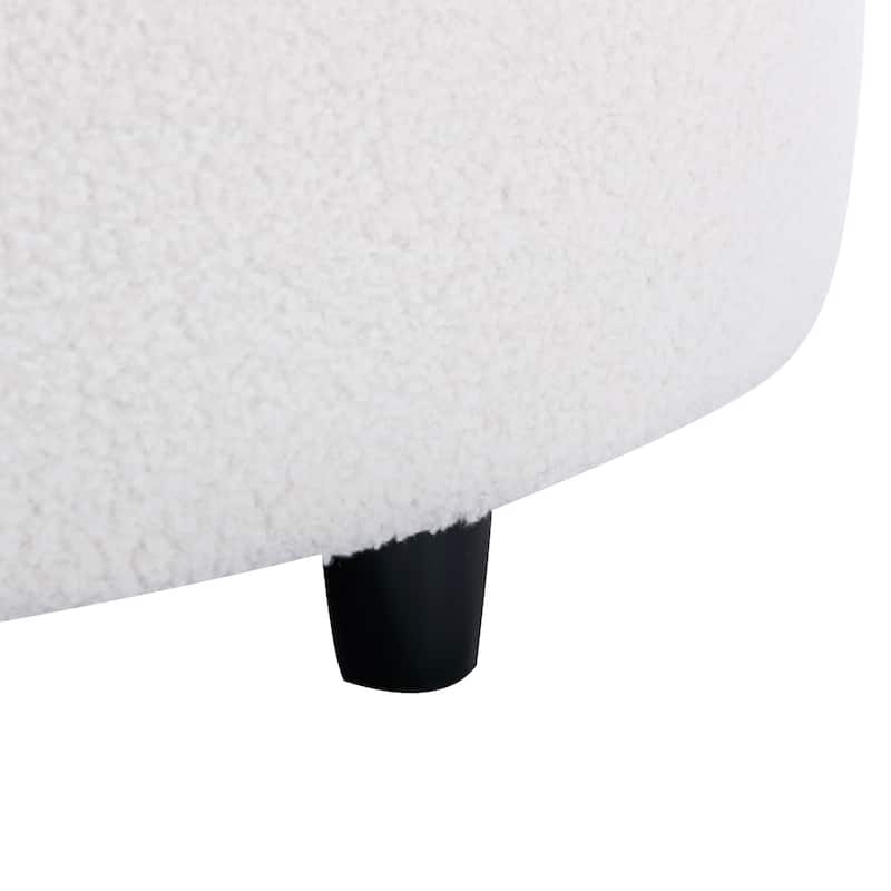 103.9" Modern Living Room Sofa Lamb Velvet Upholstered Couch Furniture for Home