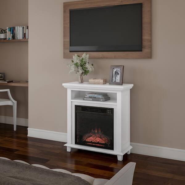 Shop Copper Grove Siavonga Electric Fireplace Tv Stand With Faux