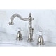 preview thumbnail 4 of 19, Kingston Brass Traditional 8 in. Widespread Bathroom Faucet Polished Nickel