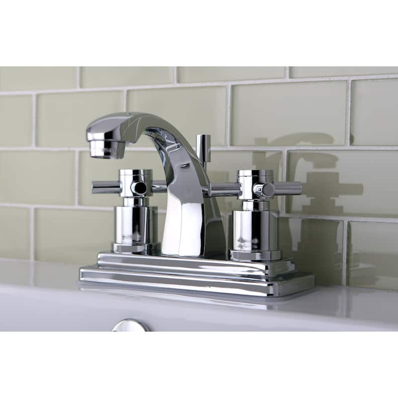 Kingston Brass Concord Centerset Bathroom Faucet with Brass Pop-Up