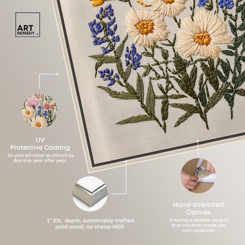 Needlepoint Prairie Posy Canvas by Art Remedy