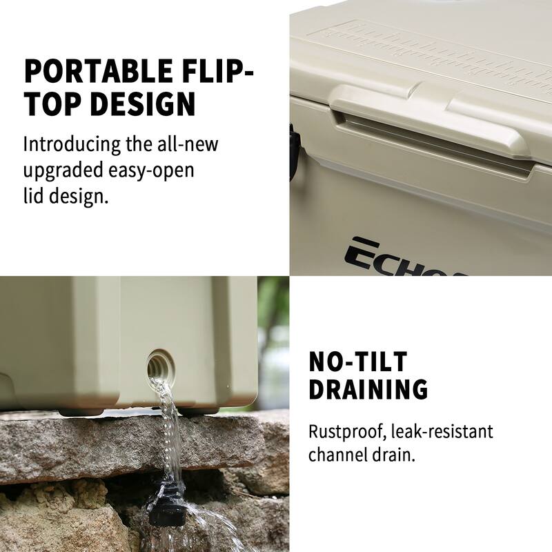 EchoSmile 35 qt. Rotomolded Cooler