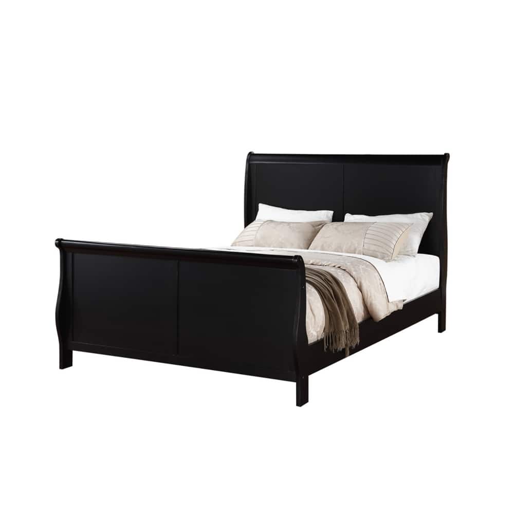 Gorgeous Queen Louis Phillippe Bed , Black