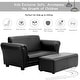 preview thumbnail 4 of 8, Costway Kids Sofa Armrest Chair Couch Lounge in Black