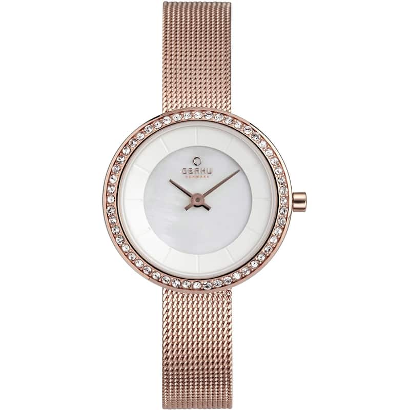 Obaku Women's Denmark White Dial Watch - V146LEVWMV - 6 (36)
