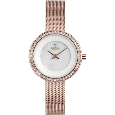 Obaku Women's Denmark White Dial Watch - V146LEVWMV - 6 (36)