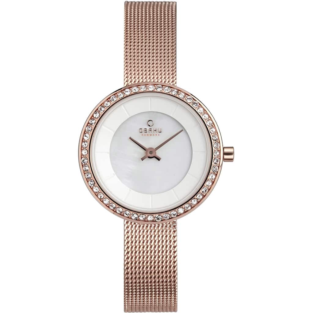 Obaku Women's Denmark White Dial Watch - V146LEVWMV - 6 (36)