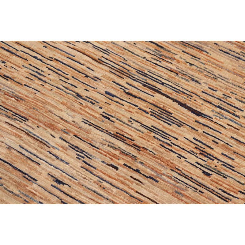 Boho Earthline Gabbeh Hand Knotted Wool Area Rug