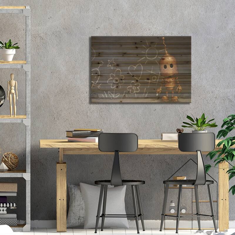 Lexicon Print On Wood by Matt Dixon - Multi-Color