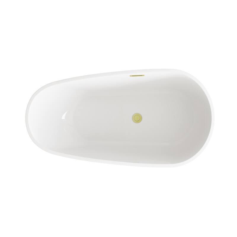 Hillary Bathtub in Glossy White