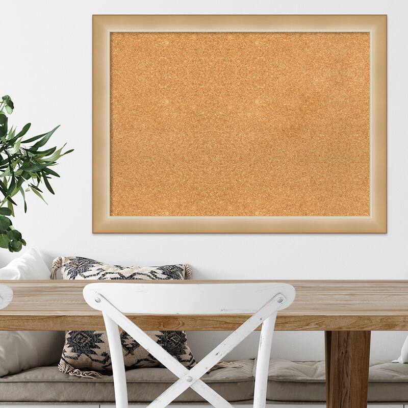 Eva Narrow Framed Cork Bulletin Memo Board