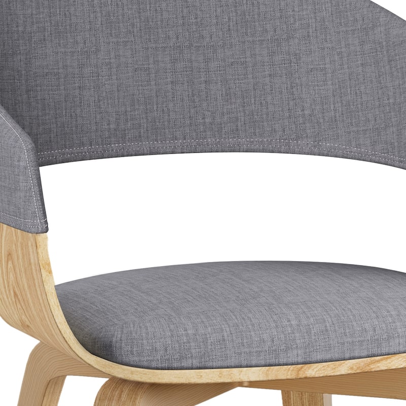 WYNDENHALL Calinda Mid Century Modern Bentwood Single Dining Chair - 20.5"w x 21.7"d x 30.9"h