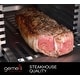 preview thumbnail 5 of 4, Gemelli Gourmet Steak Grille (1600 Watt), Infrared Superheating Up to 1560 Degrees, Cool-Touch Exterior, Electric Grill (Black)