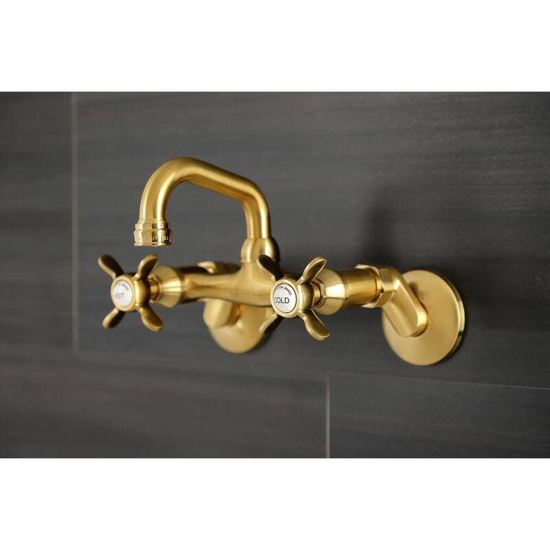 Kingston Two-Handle Wall Mount Bar Faucet
