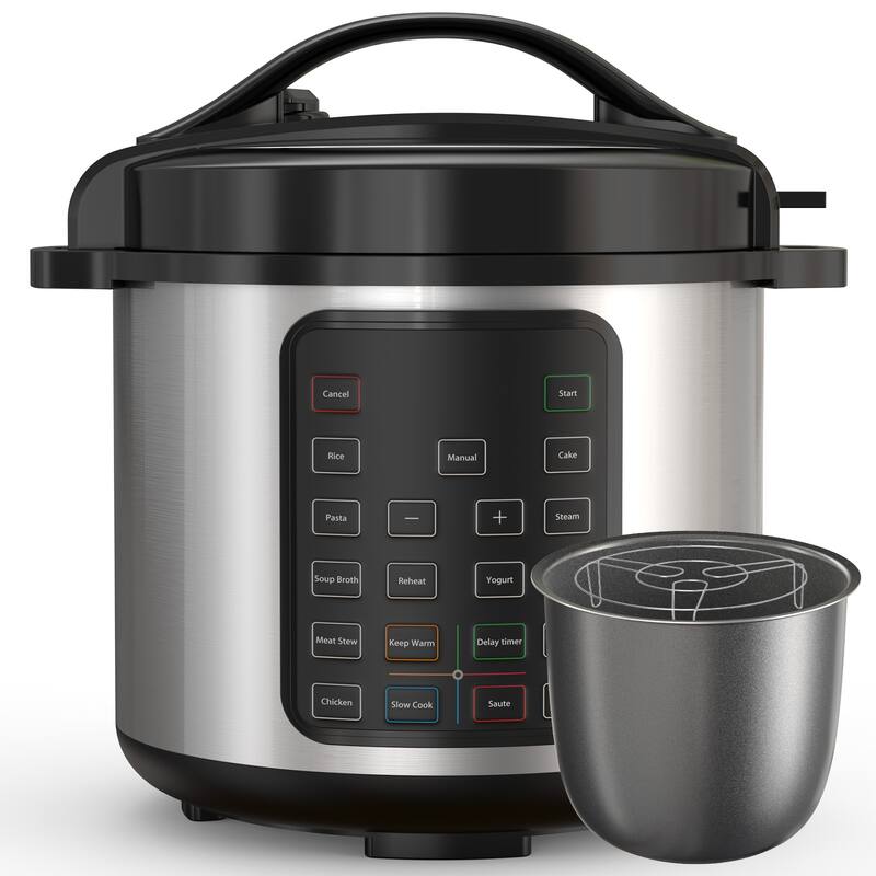 Electric pressure cooker, 16-in-1 function, with display screen - 8 Quart