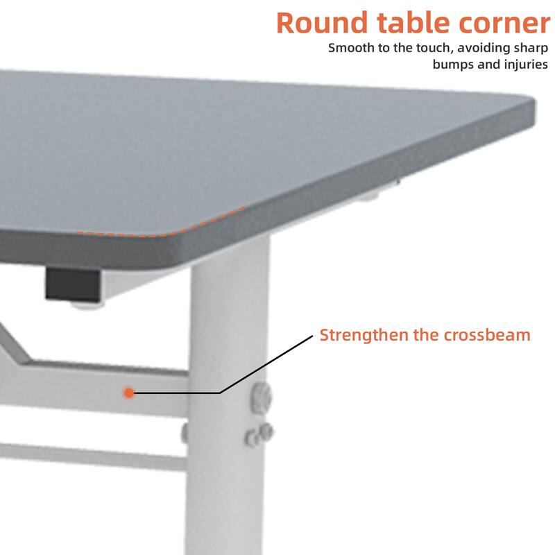 Adjustable Study Desk for Kids & Adults - Height-Adjustable, Multi-Purpose Home/Office Desk, Compact Design