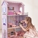 preview thumbnail 2 of 6, Olivia's Little World Dreamland Tiffany 3-Story Wooden Dollhouse, 12" Dolls - 30.98" L x 11.5" W x 44.49" H