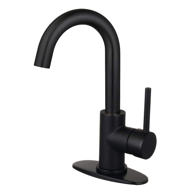 Kingston Brass Concord 1.8 GPM Single Hole Bar Faucet - Matte Black