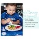 preview thumbnail 3 of 4, Grabease Allover Waterproof Bib, Machine Washable, Ages 6-24 Months, Teal