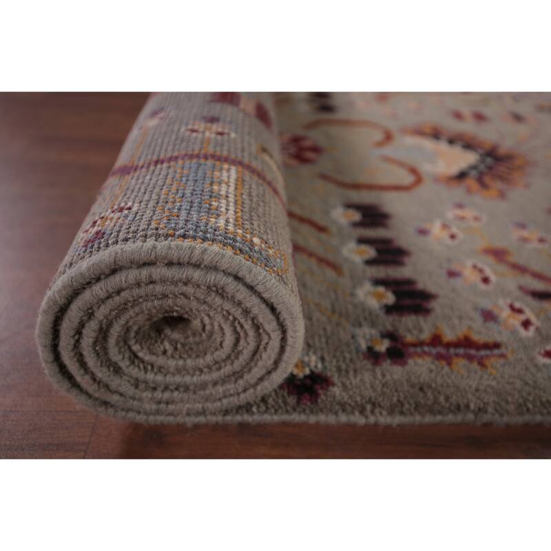 Tribal Geometric Kazak Oriental Runner Rug Hand-Knotted Wool Carpet - 3'1"x 10'3"