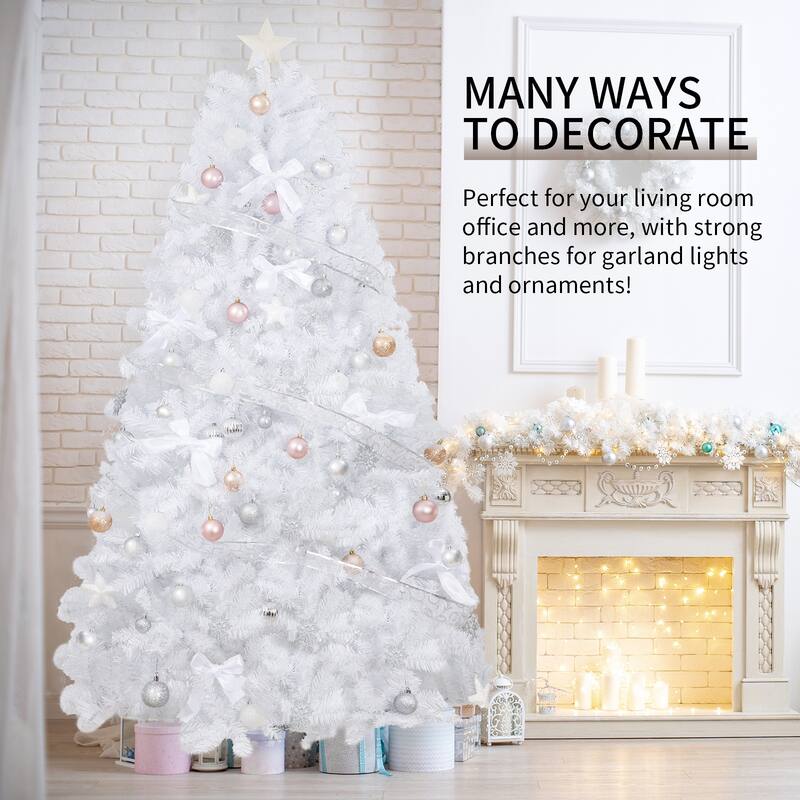 Artificial Christmas Trees With Foldable Metal Stand (6 / 7.5 / 9 ft.)