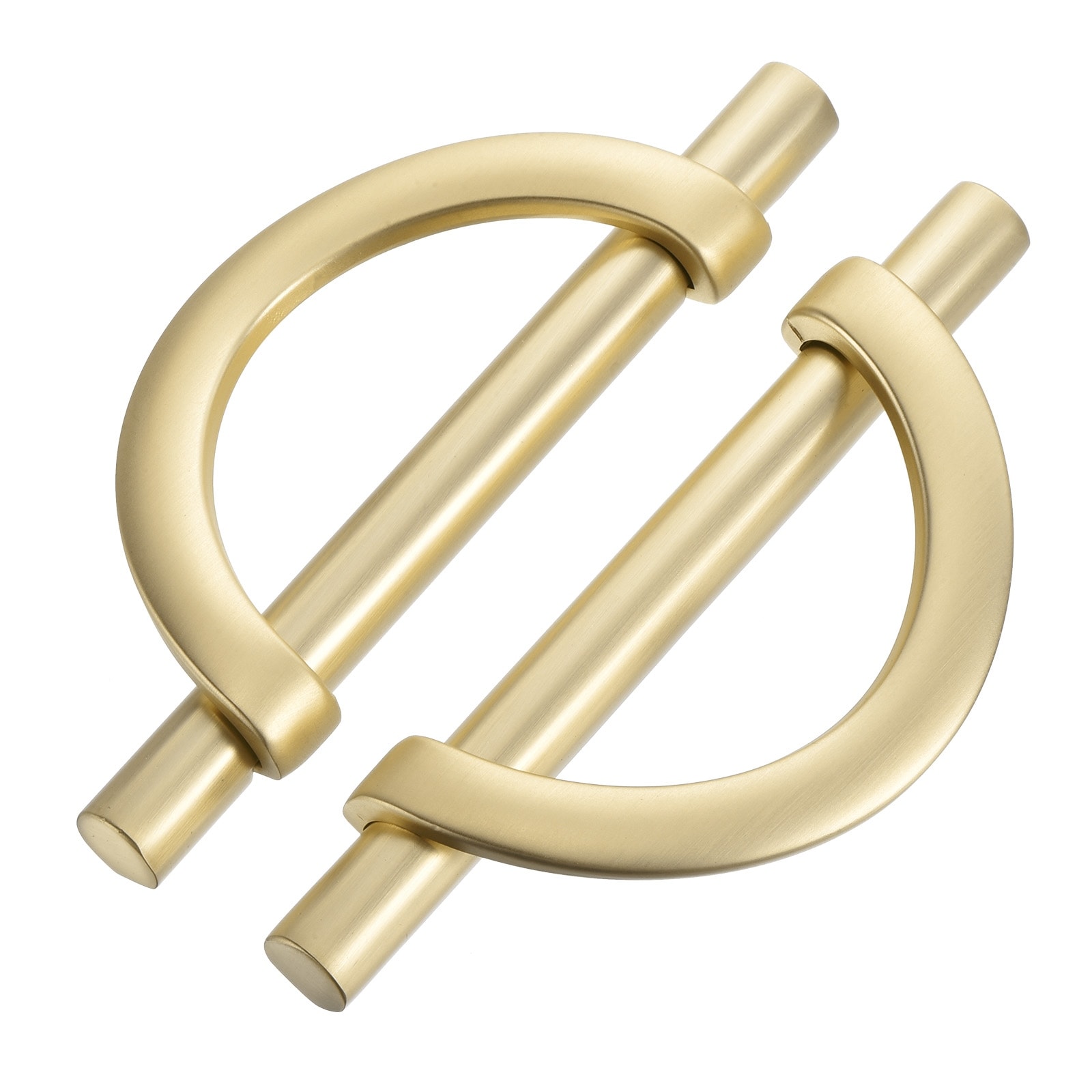 Brushed Gold Pulls Cabinet Door Handles - Bed Bath & Beyond - 39468182