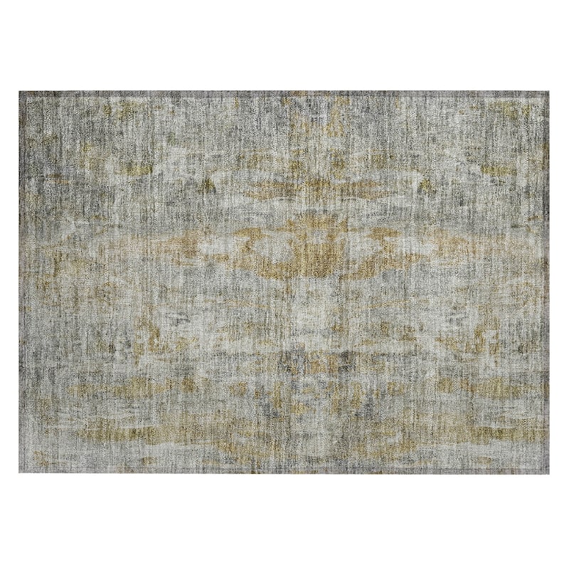 Machine Washable Indoor/ Outdoor Muted Ombre Chantille Rug