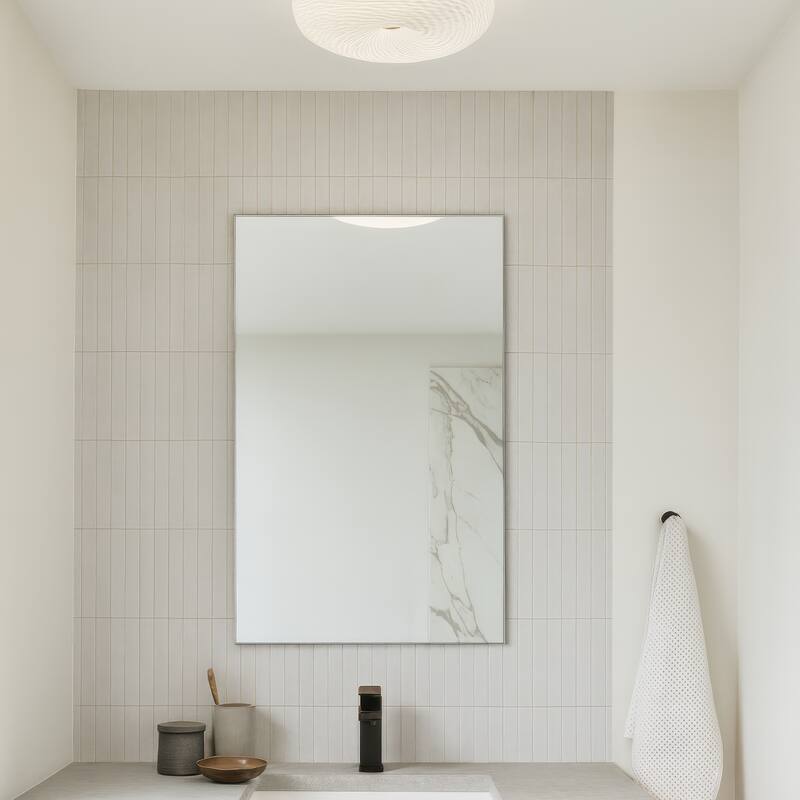 Varaluz Swirled Flush Mount - French Feather - 12"W x 3.75"H