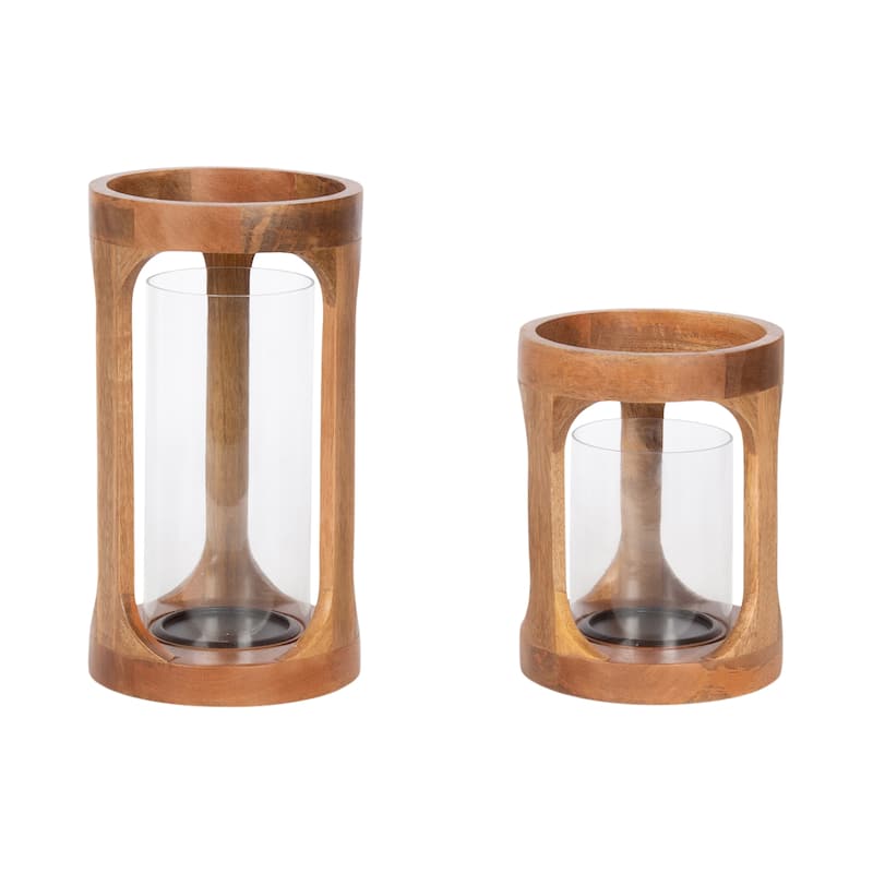 Kate and Laurel Dahl Candle Holder Set - 7x7x12