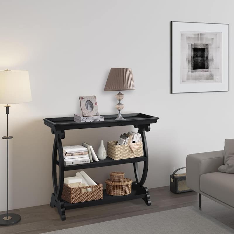 Roomfitters Newport Console Table for Living Room, Kitchen, Entryway - Elegant and Functional Design