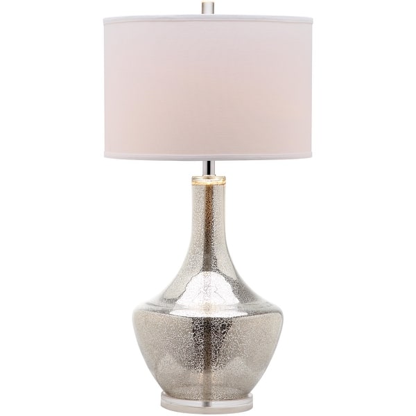 Safavieh Lighting 35 Inch Silver Mercury Glass Table Lamp 16 X16 X34 5 On Sale Overstock 9043307