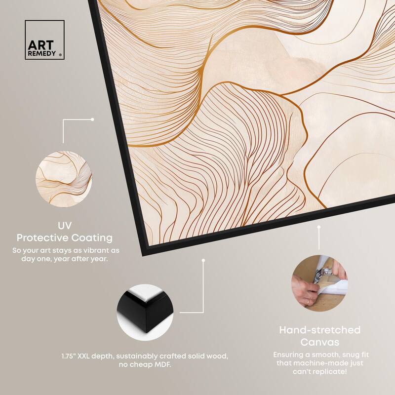 Contoured Reverie II Canvas by Art Remedy