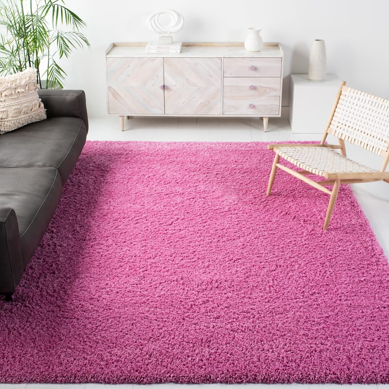 SAFAVIEH California Premium Shag Izat 2-inch Thick Area Rug - 8' x 10' - Pink
