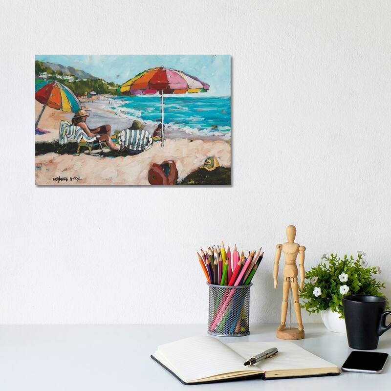 iCanvas "Toes In The Sand" by Stephanie Hock Canvas Print - 8x12x0.75