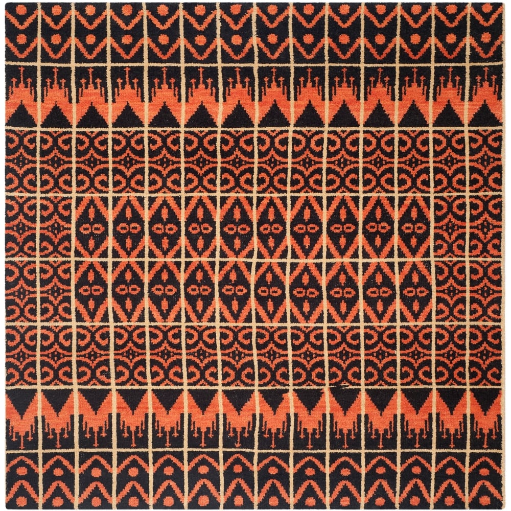 SAFAVIEH Hand-knotted Kenya Aqila Southwestern Tribal Wool Rug