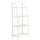 preview thumbnail 21 of 53, SAFAVIEH Amaris Victorian Wrought Iron 4-Tier Outdoor Bakers Rack. - 25" W x 15" D x 63" H