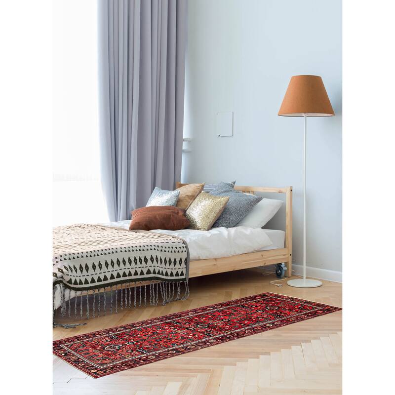 ECARPETGALLERY Hand-knotted Andelz Red Wool Rug - 5'11 x 9'4