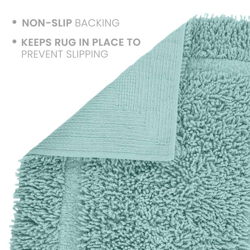 Martex 100% Cotton Quick Dry Ultra Soft & Absorbent Non Slip Bath Rug