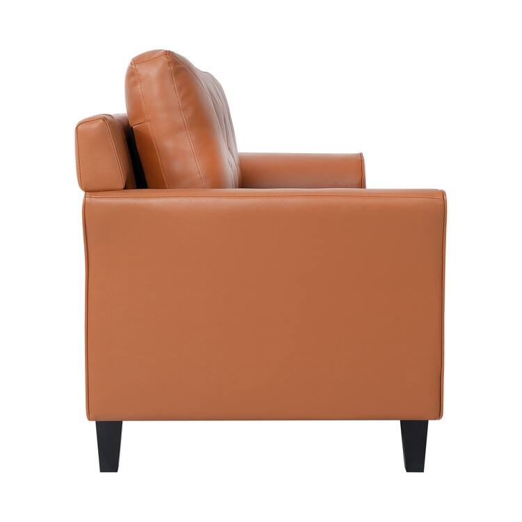 Raelynn Button Tufted Sofa Affordable Modern Sofa - Microfiber Couch for Small Spaces, Living Room, Bedroom