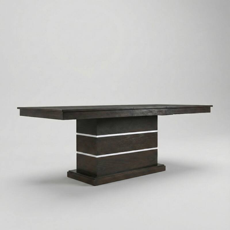 Strick & Bolton Edmonia Espresso 84-inch Wood Expandable Dining Table