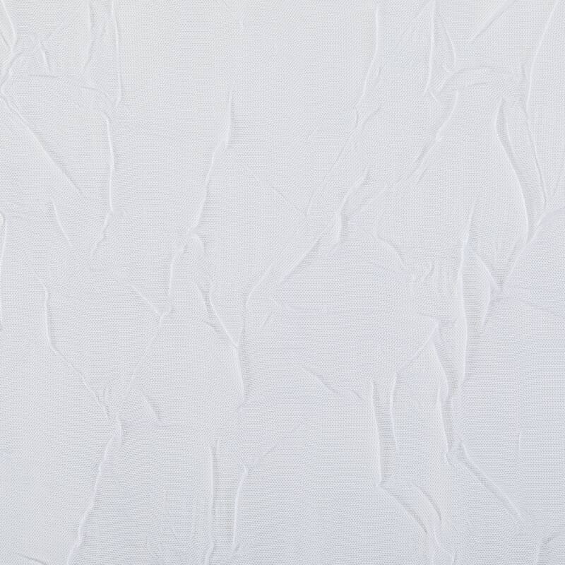 Eclipse Emina Crushed Sheer Voile Rod Pocket Curtain Panel.
