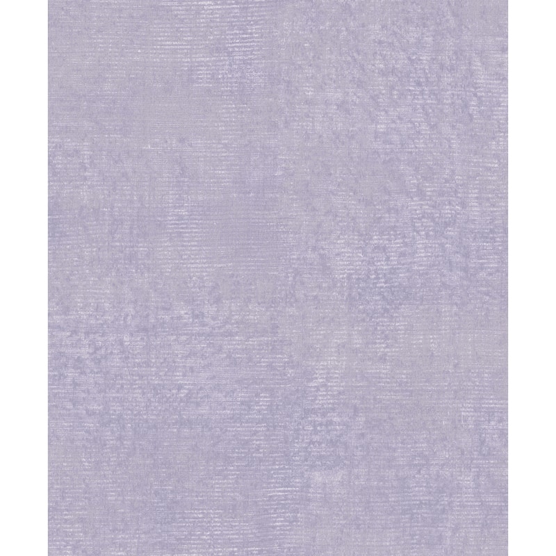 Galerie Wallcoverings Atmosphere Metallic Linen Effect Non-woven Metallic Wallpaper Roll - 33 feet x 21 inches - Purple