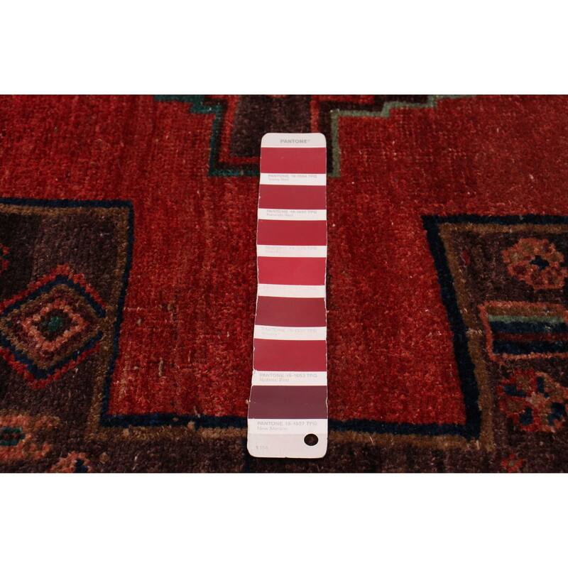 ECARPETGALLERY Hand-knotted Konya Anatolian Red Wool Rug - 4'5 x 10'9