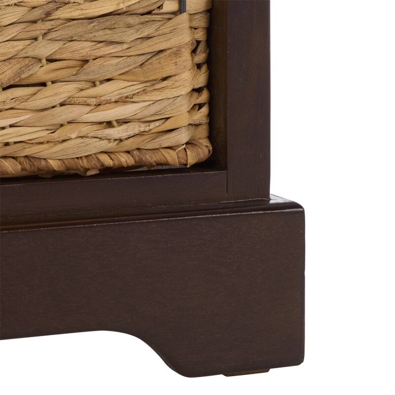 SAFAVIEH Alverta Red Storage Side Table - 15.9" x 13" x 27.6" - 16"W x 13"D x 26"H