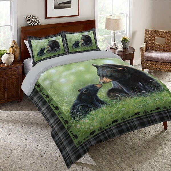 asda blue bear comforter