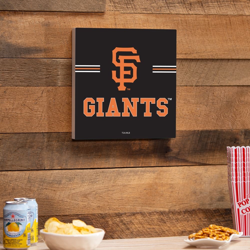 San Francisco Giants Wooden Door Decor Wall Sign - Multi-Color