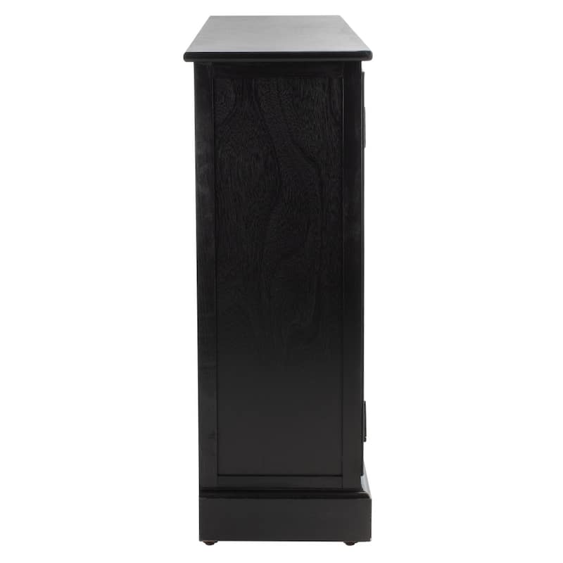 SAFAVIEH Carolyne Distressed White 2 Door 3-Drawer Sideboard. - 45" W x 11" D x 30" H - 45Wx11Dx30H