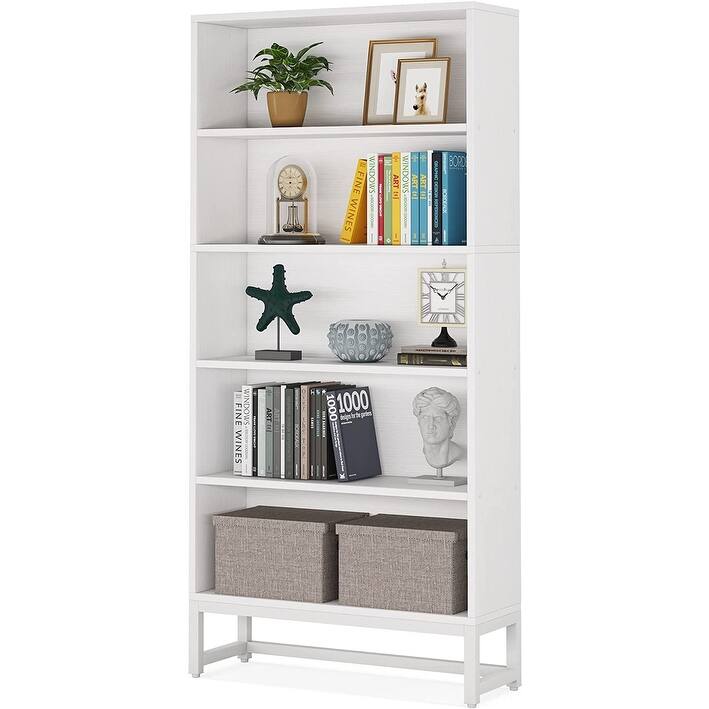 Tall Bookcase Bookshelf, 5-Tier 71 Inch Large Bookcases Organizer