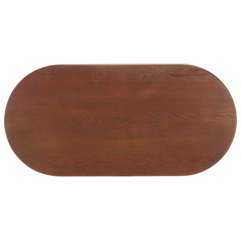 SAFAVIEH Osai Oval Top Coffee Table, Fully Assembled - 47"W x 23"D x 18"H
