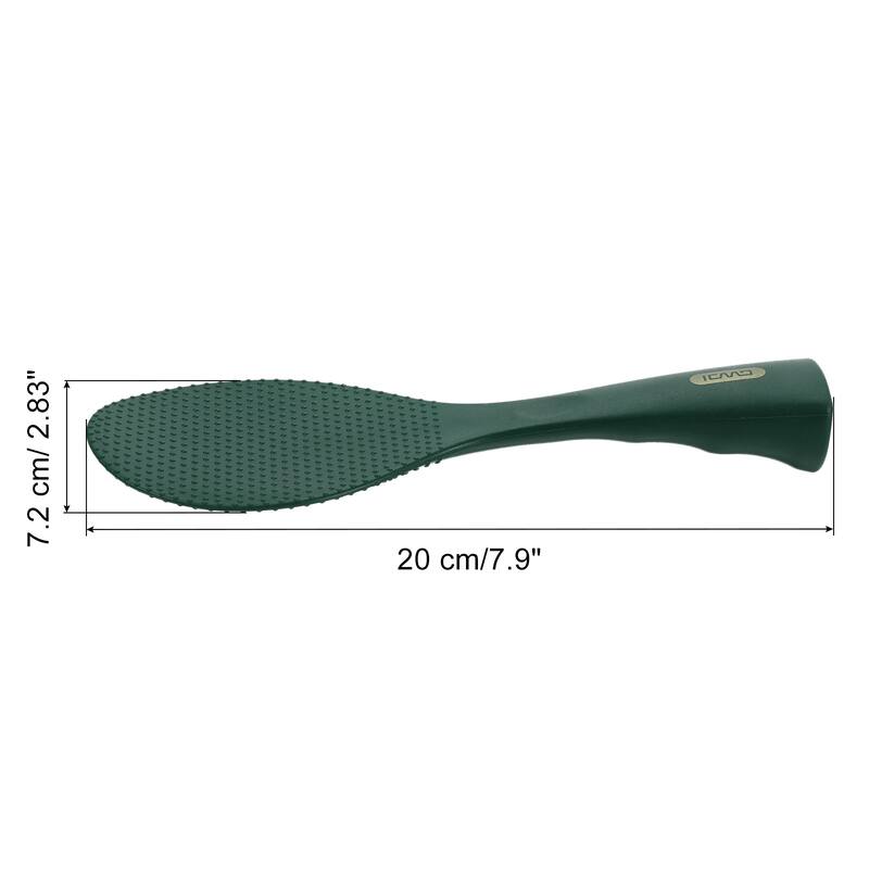 Silicone Rice Paddle Non-Stick Rice Spoon Rice Spatula Heat Resistant - Green